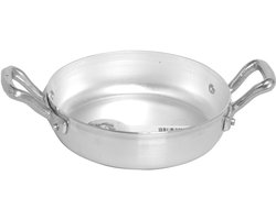 Pan van metaal, meerkleurig, 12 cm - Elegante omelettepan met handgrepen