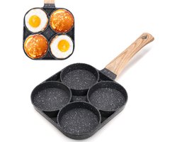 Pancake Pan - Omeletpan - eierpan  -  Anti aanbaklaag - PFAS vrij - pancake maker - Geschikt voor alle warmtebronnen - inductie pannen