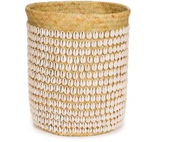 Pandan Basket - Geweven Mand - Decoratieve Opbergruimte - Handgemaakte Elegantie - 34cm x 34cm x 40cm