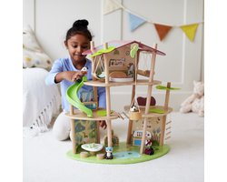 Panda's bamboe huis