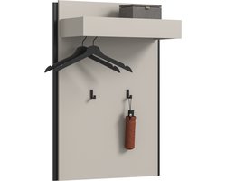 Paneel in Kasjmier Melamine - Moderne Opbergkast voor Hal of Garderobe - 75x106x27cm