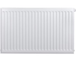 Paneelradiator Type 33 - Centrale Verwarming Radiator - Ruimte Verwarmen - Universeel 6 Aansluitingen - 900x900 mm - Wit
