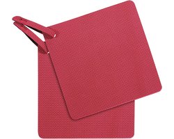 Pannenlap s/2 rood/zwart Spring Grips