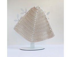 Pannenlap Vintage Naturel - pannenlappen - onderzetter - pannenonderzetter - madeinBelgium - handgemaakt - 100% katoen - eco vriendelijk - keukenaccessoires - gadget - duurzaam - multifunctioneel - milieuvriendelijk