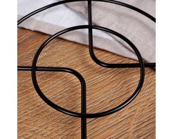 Pannenonderzetter Metaal Zwart RADKA 23 cm - Pannenlap - Onderzetters
