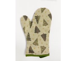 Pannenwant - Luxe gobelinstof - Tree - All over - Kerst