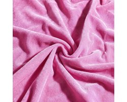 Pannesfluweel, per meter, 2 m x 155 cm, glanzende stretchfluwelen stof om te naaien en te decoreren, crushed velvet stof, voor gordijnen, fotoachtergrond, podium, kostuums, tafelkleed en