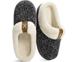 Pantoffels Dames - Sloffen - Maat 36/37 - Zwart - Anti-slip - Comfeet