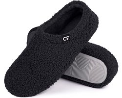 Pantoffels Dames - Sloffen - Maat 36/37 - Zwart - Anti-slip - Comfeet