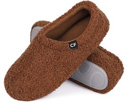 Pantoffels Dames - Sloffen - Maat 38/39 - Beige - Anti-slip - Comfeet