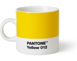 Pantone Espressobeker - Bone China - 120 ml - Yellow 012 C