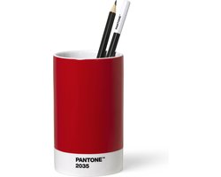Pantone Pennenhouder 11 X 5 Cm Porselein Rood
