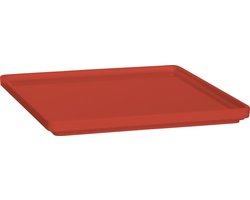 Pantone Serveerschaal - L - Vierkant - 16 x 16 x 1,3 cm - Tangerine Tango 17-1463 - Oranje