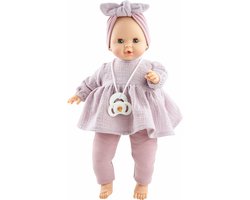 Paola Reina Pop Sonia (roze) met mechanisme (36cm)