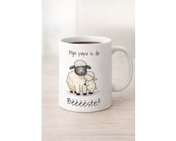 Papa - Mok - Vaderdag - Origineel cadeau - Cadeau papa - Koffiemok - Mok papa - Mijn papa is de beste - Lief grappig cadeau - Grappige mok -