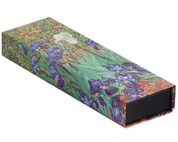 Paperblanks pennendoos van gogh`s irises 22x3x6,8 cm