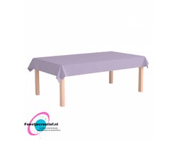 Papier tafelkleed - Pastel paars - 274 x 137cm - Feestjecreatief