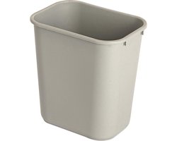 Papierbak Rubbermaid kunststof 26,6 liter grijs