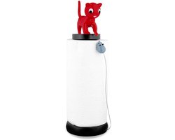 Papierdoekdispenser - Keukenrolhouder - Snel afdrogen - Stabiele Werkblad Houder - 460 Gram - Rood