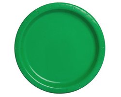 Papieren Borden 23 cm - Emerald Groen - Set van 16 Stuks