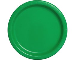 Papieren Borden 23 cm - Emerald Groen - Set van 16 Stuks
