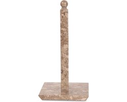 Papieren Handdoekhouder - Keukenrolhouder Tafelmodel - Keuken Decoreren - Handgemaakt Natuurlijk Marmer - 12.5 Inch Hoog - Oceanic