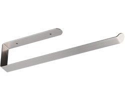 Papieren handdoekhouder onder kastmontage - roestvrij staal - geschikt voor grote rollen