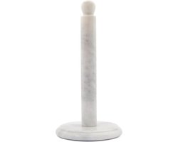 Papieren Handdoekhouder - Wit Marmeren Keukenhanddoeken Rek - Handgemaakt - Rolhouder Met Stand