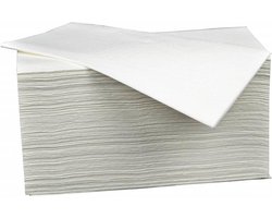Papieren Handdoekjes - 3200 stuks - 2 laags - 23x25cm