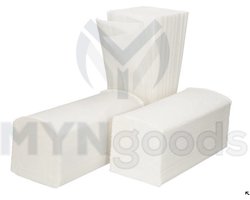 Papieren Handdoekjes Z-vouw - 2-laags - 3200 Handdoekjes