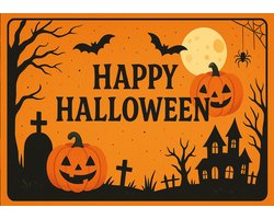 Papieren Placemats "Halloween Tekening" 50 stuks (30x42cm)
