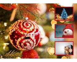 Papieren Placemats "KERST" 50 stuks (30x42cm)