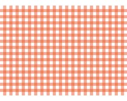 Papieren Placemats Onderleggers Oranje ruit 50 stuks (30x42cm)