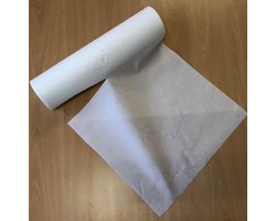 Papieren Rollen Luiertafel - Wegwerpbekleding Aankleedkussen - Hygiënisch Luiers Verwisselen - 130 Vellen Per Rol - 40 x 35 cm