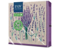 Papieren Servetten - 3-laags Servetten - Feestelijke Tafeldecoratie - Gerecycled Materiaal - 33x33 cm - Lavendel