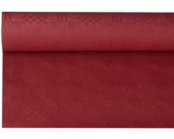 Papieren Tafelrol - Tafelbekleding - Feestelijke Decoratie - Duurzaam Fleece Materiaal - 120cm x 8m - Bordeaux