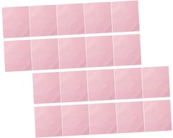 Papieren Wikkels - Voedselpapier - Bakkerij Gebruik - Vetabsorberend - 25x22cm - Roze