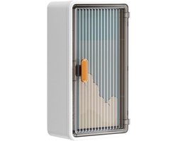 Papieren Zakdoekjes Houder - Wand Opbergkast - Badkamer Organisatie - Ruimtebesparende Plankbak - 20 x 109 x 365 cm - Wit