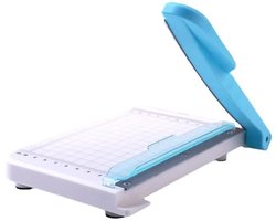 Papiersnijder, kleine papiersnijder, kan tot 10 vellen papier snijden, duurzaam plastic.