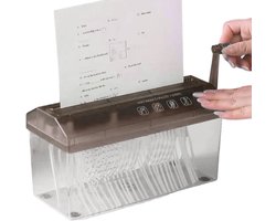 Papierversnipperaar Bureau - Documenten Snijder - Thuis Kantoor - Stil Compact Ontwerp - 5 Vel Capaciteit