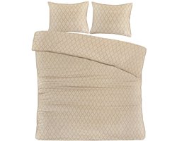 Papillon Axel Dekbedovertrek - Lits-jumeaux - 240x200/220 cm - Zand