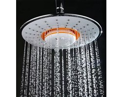 Papillon Douchekop - Regendouche met bluetooth speaker - 21 cm - Wit