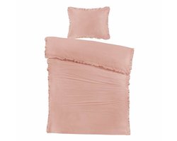 Papillon Fleur Dekbedovertrek - Eenpersoons - 140x200/220 cm - Roze