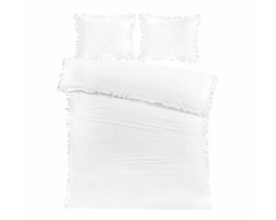 Papillon Fleur Dekbedovertrek - Lits-jumeaux - 240x200/220 cm - Wit