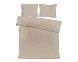 Papillon Fleur Dekbedovertrek - Tweepersoons - 200x200/220 cm - Zand