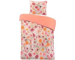 Papillon Lauren Dekbedovertrek - Eenpersoons - 140x200/220 cm - Grijs