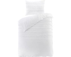 Papillon Lucidia Dekbedovertrek - Eenpersoons - 140x200/220 cm - Wit