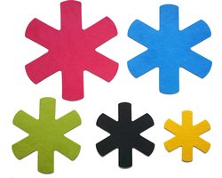 Papillon Pannenbeschermer - 5 stuks - Geschikt voor alle koekenpannen