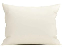 Papillon percale katoen kussenslopen set van 2 - 60 x 70 - Crème