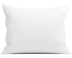 Papillon percale katoen kussenslopen set van 2 - 60 x 70 - Wit